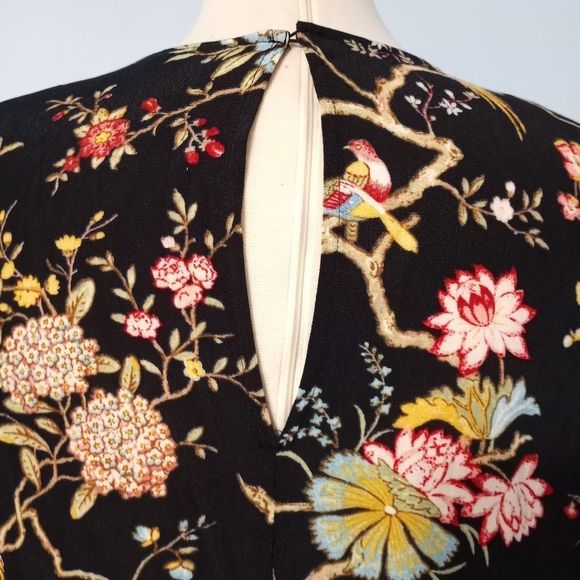 GP & J Baker X H&M Patterned Short Dress size 6 Black - Picture 6 of 12